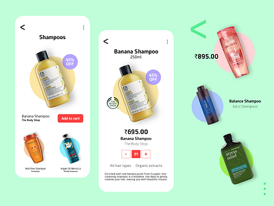 Smytten - Beauty Products Mobile UI adobe xd beauty app branding clean concept cosmetics creative design 2020 ecommerce fashion minimal mobile mobile app mobile ui popart productdesign topdesigner typography ui webdesign