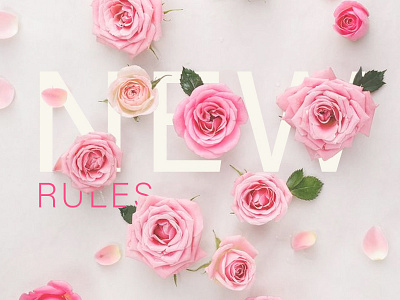 New Rules editing photography typography