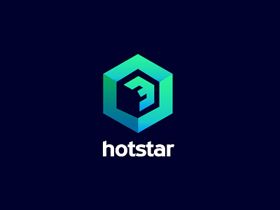 Hotstar 3 branding design digitalart logo typography vector