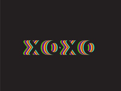 XoXo branding design digitalart illustration logo typography vector