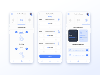 ManageMyHealth 👨🏼‍⚕️ - Mobile App Concept, Onboarding Screens