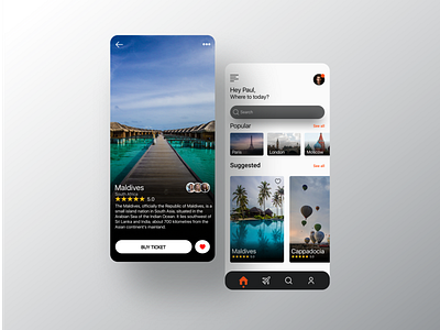 Holiday App Design