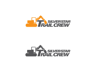 SilverStar Trail Crew Logo branding design logo minimal vector