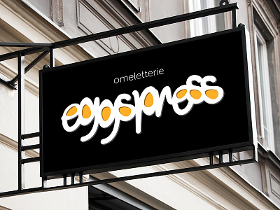 Omeletterie logo - Eggspress branding breakfast eggs eggspress eggspress zagreb food food logo logo omeletterie omeletterija restaurant restaurant logo