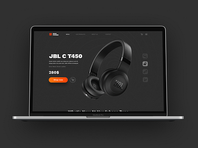 Headphones design earphones figma headphone headphones technology web webdesign