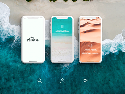 Mobile app - Paradise Travel