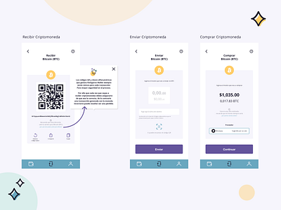 Koingaroo - Mobile app crypto wallet cryptocurrency mobile app productdesign uidesign uiux