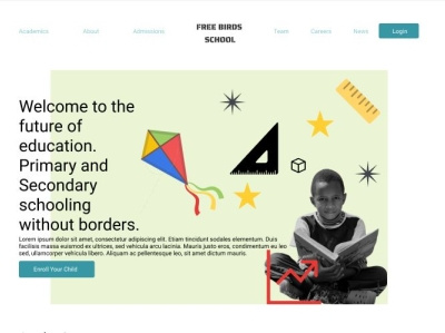Free Birds design education school ui ui design uiux ux website
