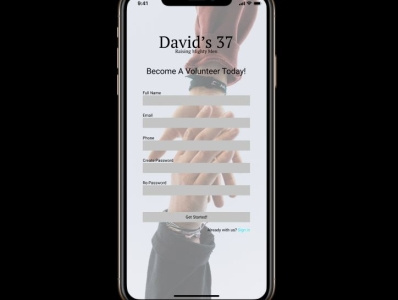 David's 37 app ui design