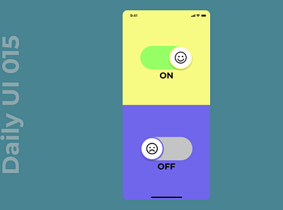 On/Off Switch design ui design uiux
