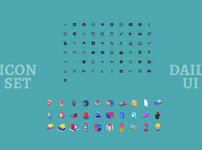 Icon Set branding vector