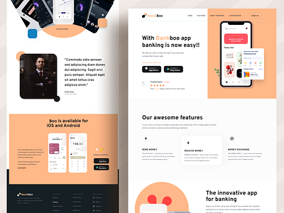 App landing page