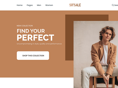 FASHION LANDING PAGE HEADER