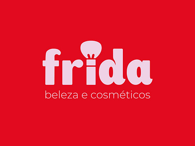 FRIDA Beauty and Cosmetics store design logo
