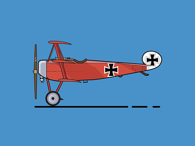 Fokker D VII Red Baron
