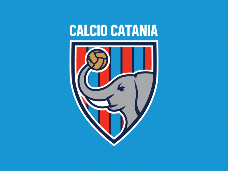 CALCIO CATANIA REBRANDING crest elephant football football badge football logo rebranding vector