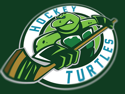 HOCKEY TURTLES hockey logo ninja poland puck tmnt turtles vector