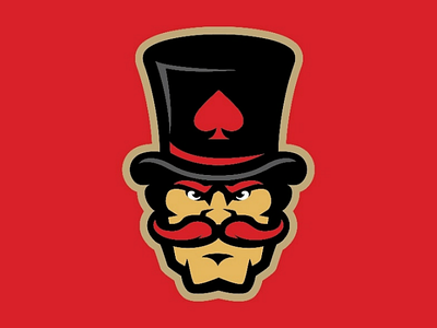 Lord Ace Of Spades branding design esports football gambling hat hockey illustration logo art vector lord moustache spades ux vector