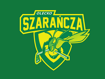 Olecko hockey team logo badge brand bug celtics green hockey lakers lebron locust logo nba nhl shield sports stick vector