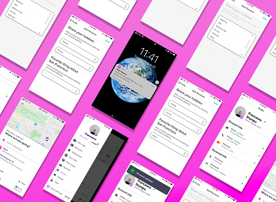 Humanizing the ride sharing experience for Lyft adobexd app app redesign design lyft mobile ui transportation ui design uxdesign