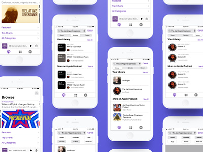 Bridging the gap between creators and users for Apple Podcast adobexd app app redesign apple design mobile ui podcast ui design ux design