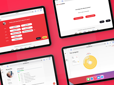 Tiny Rockets: Habit Tracker app design branding design systems figma habit tracker macos productivity tablet uidesign uxdesign