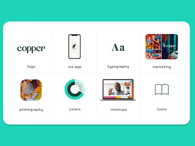 Copper Books: Design Systems branding design designguidelines designsystems figma guidelines illustration ios logo marketing mobile playbook ui uidesign uxdesign web