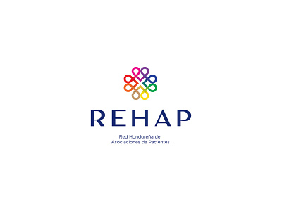 REHAP branding design logo