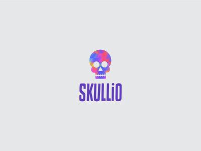 Skullio branding design logo