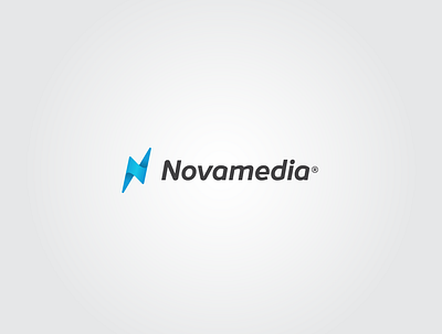 Novamedia branding design logo