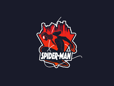 Spider-Man branding design logo