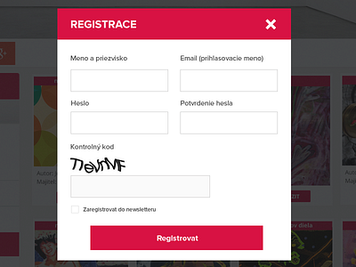 Register form