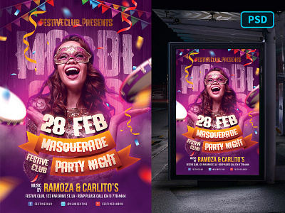 Mardi Gras Flyer Template