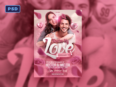 Romantic Valentine Poster Template couple flyer template graphicriver love movie poster template photoshop poster template romance romantic sweet valentine valentines day