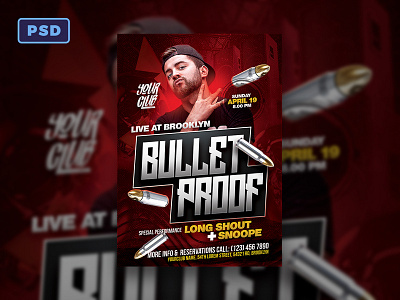 Hip-hop Music Flyer Template