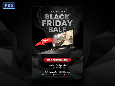 Black Friday Sale Flyer Template black friday black friday sale discount flyer flyer graphicriver photoshop poster promo promotion flyer psd store flyer