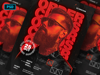 Hip Hop Artist Flyer Template