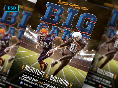 American Football Flyer Template