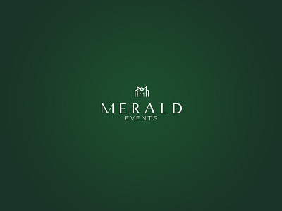 Merald Events Logo Design 3d animation branding graphic design logo motion graphics ui