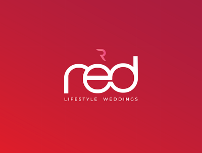 Red life-Style Wedding Company animation branding graphic design logo motion graphics ui