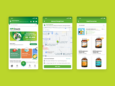 MOSHEALTH - Online Drugstore UI Design app health ui