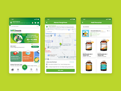 MOSHEALTH - Online Drugstore UI Design