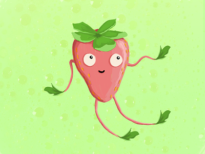 Content Strawberry character illustration strawberry