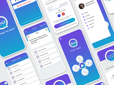 Android Quiz App Design Concept