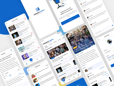 News App UI/UX app design app ui flutter app ios app news news app uiux user experience