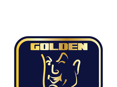 GOLDEN JAW gold foil logo logo mark