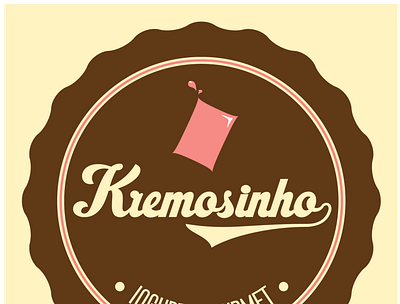 Kremosinho logo proposal icecream logo logotype vintage vintage logo yogurt
