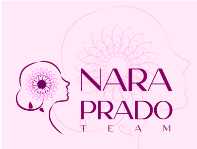 NARA PRADO TEAM Proposal health illustrator logodesign logotype pink sunflower yoga zen