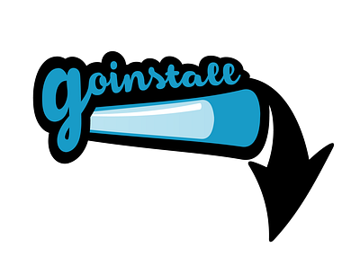 GoInstall Logo Proposal branding download ecommerce illustrator logo designer logotype software