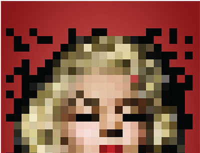 Marilyn Monroe Pixelart fanart illustration marilyn marilyn monroe monroe pinup pixel pixelart
